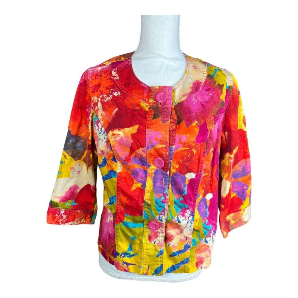 Coldwater Creek Batik Blazer